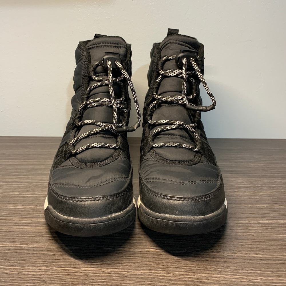 Sorel Whitney II Short Lace Waterproof Insulated Winter Boots Black Women 8